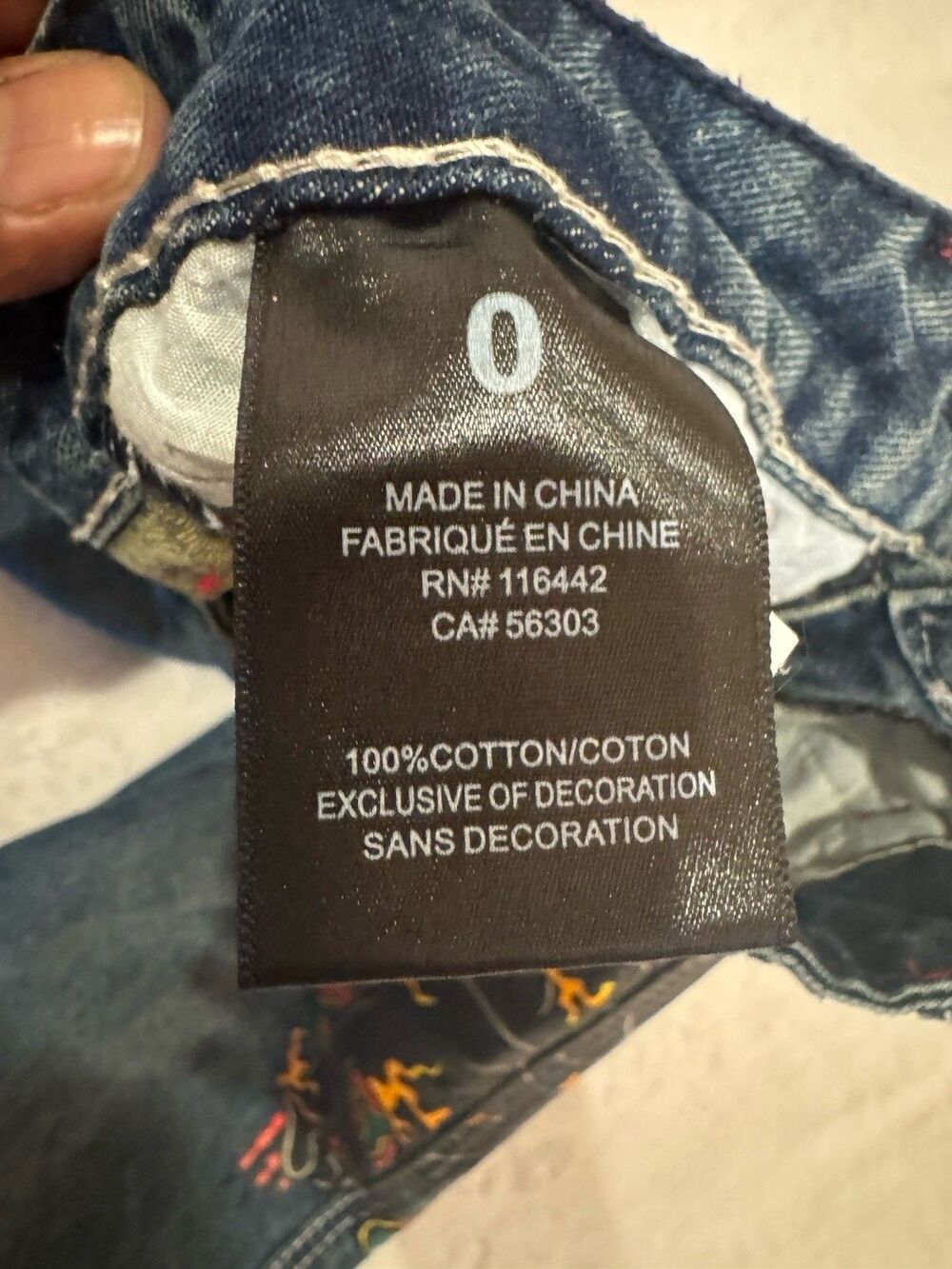 Ninth Hall Idle Cougar Snake Denim Jeans Blue Size 0 - Picture 9 of 9